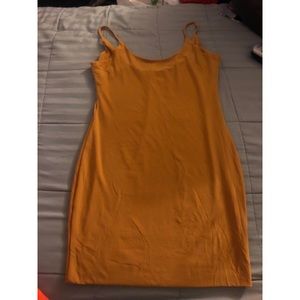 Mustard dress